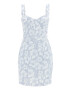 GUESS Rochie cambrata cu model floral - Pled.ro