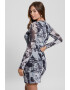 GUESS Rochie cambrata cu model foto - Pled.ro