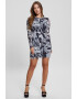 GUESS Rochie cambrata cu model foto - Pled.ro