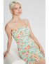 GUESS Rochie cu decolteu pe umeri si imprimeu floral - Pled.ro