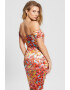 GUESS Rochie cu decolteu pe umeri si imprimeu floral - Pled.ro