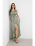 GUESS Rochie maxi evazata cu slit frontal - Pled.ro