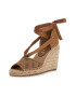 GUESS Sandale-espadrile wedge cu logo - Pled.ro