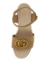 GUESS Sandale masive de piele intoarsa - Pled.ro