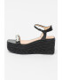 Guess Sandale wedge de piele cu strasuri Osia - Pled.ro