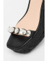 Guess Sandale wedge de piele cu strasuri Osia - Pled.ro