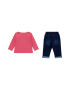 GUESS KIDS GUESS Set de bluza cu decolteu la baza gatului si pantaloni de trening - Pled.ro