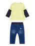 GUESS KIDS GUESS Set de bluza cu imprimeu si blugi uni - Pled.ro