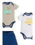 GUESS KIDS Set de body-uri cu imprimeu si pantaloni scurti - 3 piese - Pled.ro