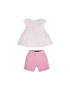 GUESS Set tricou si pantaloni scurti copii 302116584 Bumbac Roz - Pled.ro