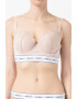 Guess Sutien balconette cu insertii de dantela - Pled.ro