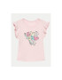 GUESS Tricou copii 511388 Roz Bumbac - Pled.ro