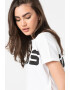 Guess Tricou crop cu logo supradimensionat - Pled.ro