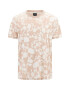 GUESS Tricou cu decolteu la baza gatului si imprimeu floral - Pled.ro