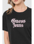 GUESS Tricou cu maneci cazute si logo brodat - Pled.ro