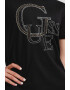 GUESS Tricou cu strasuri - Pled.ro