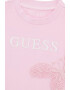 GUESS Tricou de bumbac cu detalii brodate - Pled.ro