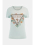 GUESS Tricou de bumbac cu imprimeu floral si logo - Pled.ro