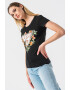 GUESS Tricou de bumbac cu imprimeu floral si logo - Pled.ro