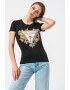 GUESS Tricou de bumbac cu imprimeu floral si logo - Pled.ro