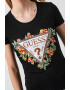 GUESS Tricou de bumbac cu imprimeu floral si logo - Pled.ro