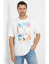 GUESS Tricou de bumbac cu imprimeu grafic - Pled.ro