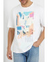 GUESS Tricou de bumbac cu imprimeu grafic - Pled.ro