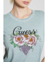 GUESS Tricou din amestec de modal cu imprimeu logo - Pled.ro