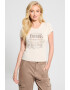 GUESS Tricou din amestec de modal cu imprimeu logo - Pled.ro