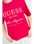 GUESS Tricou lejer cu imprimeu logo pentru fitness - Pled.ro