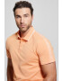 GUESS Tricou polo din material pique - Pled.ro