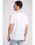 GUESS Tricou polo din material pique - Pled.ro