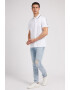 GUESS Tricou polo din material pique - Pled.ro