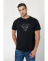 GUESS Tricou regular fit din amestec de modal cu broderie logo - Pled.ro