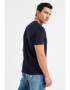 GUESS Tricou slim fit de bumbac cu imprimeu logo pe piept - Pled.ro