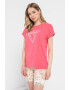 GUESS Tricou supradimensionat cu aplicatii frontale - Pled.ro