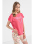 GUESS Tricou supradimensionat cu aplicatii frontale - Pled.ro