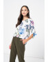 Haily's Bluza cu decolteu rotund si model floral Lotty - Pled.ro