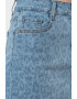 Haily's Fusta din denim cu animal print Leona - Pled.ro