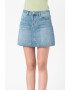 Haily's Fusta mini de denim cu croiala in A - Pled.ro