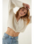 Happiness İstanbul Cardigan crop cu nasturi - Pled.ro