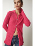 Happiness İstanbul Cardigan cu model torsade si nasturi - Pled.ro