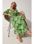 Happiness İstanbul Rochie maxi lejera cu imprimeu floral - Pled.ro