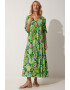 Happiness İstanbul Rochie maxi lejera cu imprimeu floral - Pled.ro