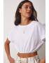 Happiness İstanbul Tricou crop uni - Pled.ro