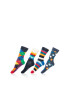 Happy Socks Set de sosete 3/4 cu diverse modele unisex - 4 perechi - Pled.ro