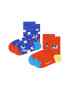 Happy Socks Set sosete copii lungi cu imprimeu grafic 2 perechi - Pled.ro