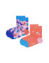 Happy Socks Set de sosete lungi cu imprimeu si aspect striat 2 perechi - Pled.ro