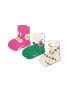 Happy Socks Set de sosete lungi cu model - 3 perechi - Pled.ro