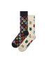 Happy Socks Set de sosete lungi unisex cu model - 2 perechi - Pled.ro